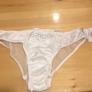 NWT size Large Victoria’s Secret BRIDE panties